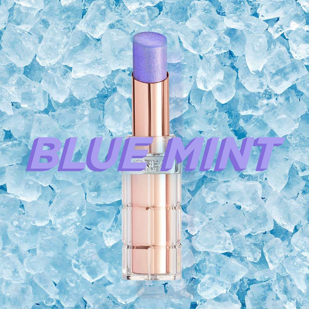 L'Oreal Paris Makeup Colour Riche Plump and Shine Lipstick, for Glossy, Radiant, Visibly Fuller Lips with an All-Day Moisturized Feel, 109 Blut Mint Plump, 0.1 Oz.