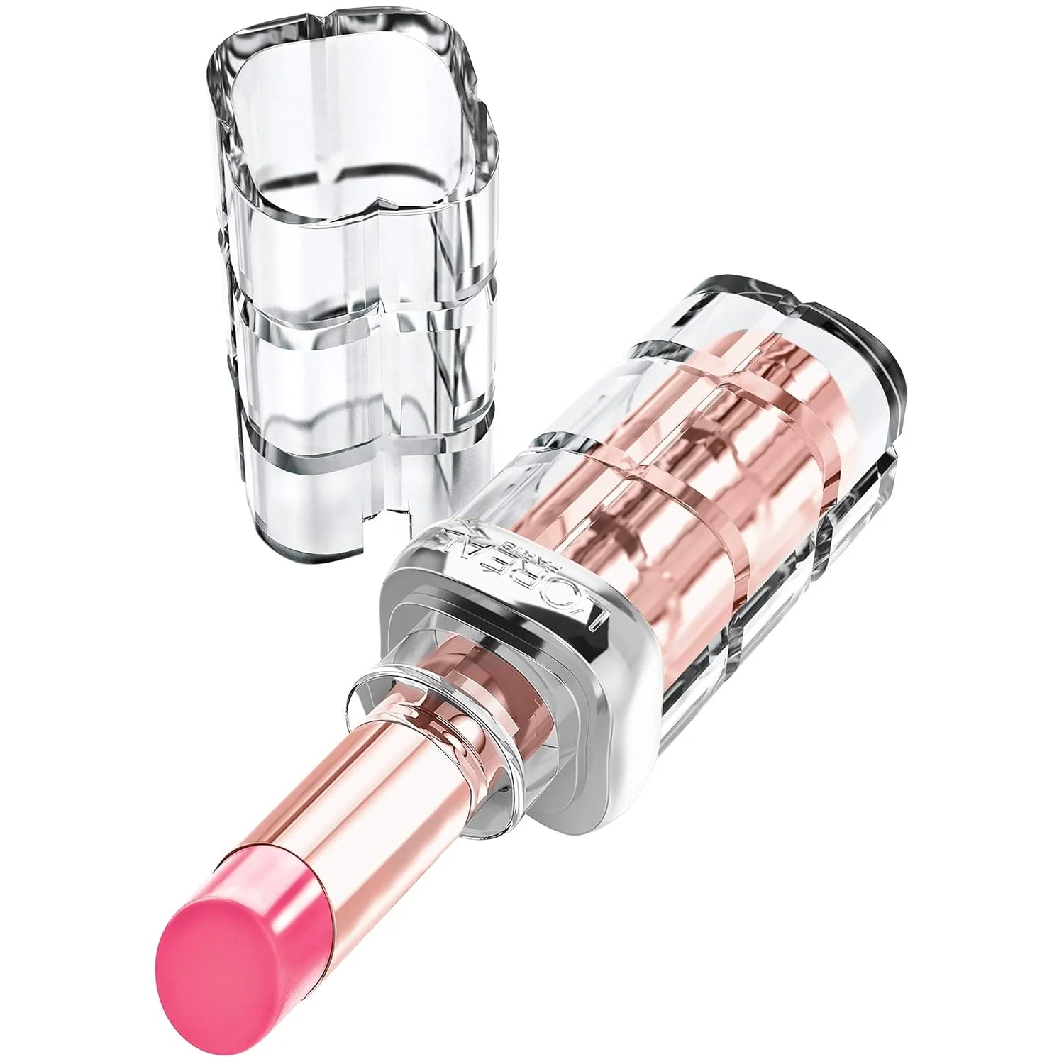 L'Oreal Paris Makeup Colour Riche Plump and Shine Lipstick, for Glossy, Radiant, Visibly Fuller Lips with an All-Day Moisturized Feel, 106 Pitaya Plump, 0.1 Oz.