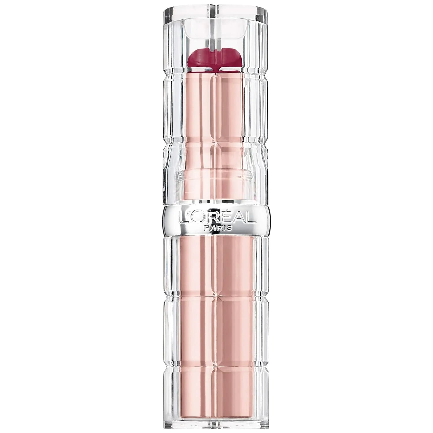 L'Oreal Paris Makeup Colour Riche Plump and Shine Lipstick, for Glossy, Radiant, Visibly Fuller Lips with an All-Day Moisturized Feel, 108 Wild Fig Plump, 0.1 Oz.