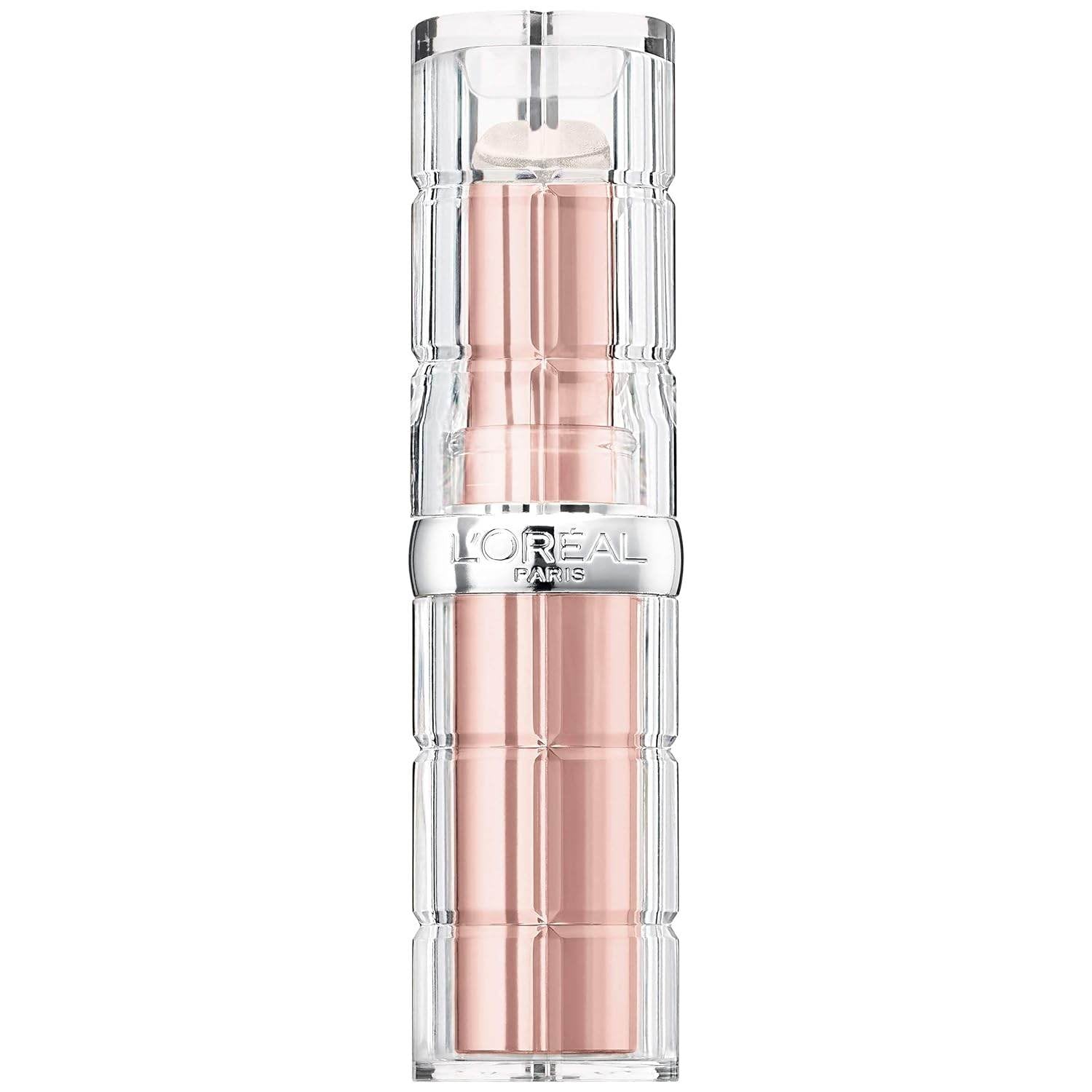 L'Oreal Paris Makeup Colour Riche Plump and Shine Lipstick, for Glossy, Radiant, Visibly Fuller Lips with an All-Day Moisturized Feel, 103 Lychee Plump, 0.1 Oz.