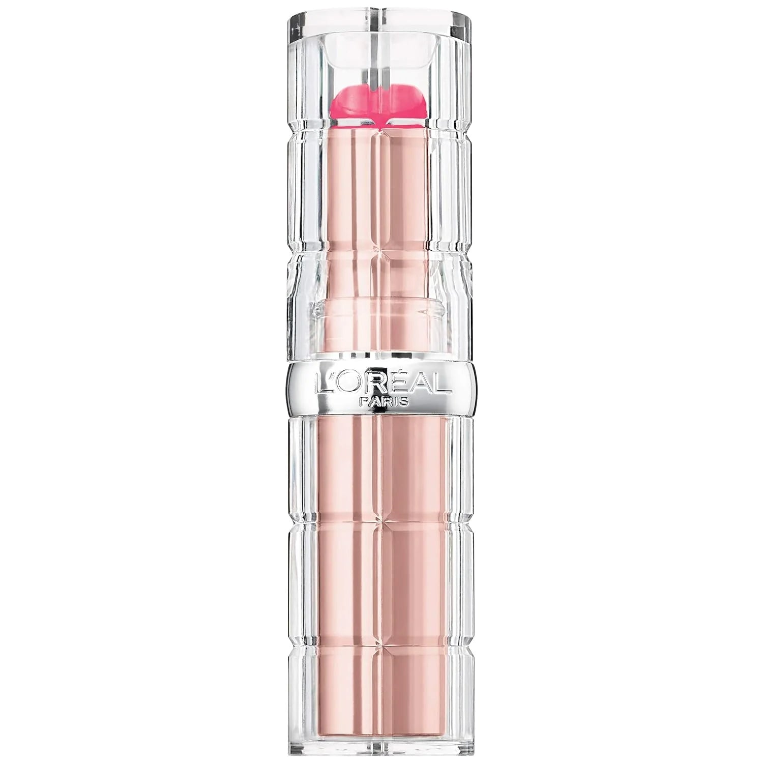 L'Oreal Paris Makeup Colour Riche Plump and Shine Lipstick, for Glossy, Radiant, Visibly Fuller Lips with an All-Day Moisturized Feel, 106 Pitaya Plump, 0.1 Oz.