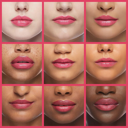 L'Oreal Paris Makeup Colour Riche Plump and Shine Lipstick, for Glossy, Radiant, Visibly Fuller Lips with an All-Day Moisturized Feel, 106 Pitaya Plump, 0.1 Oz.