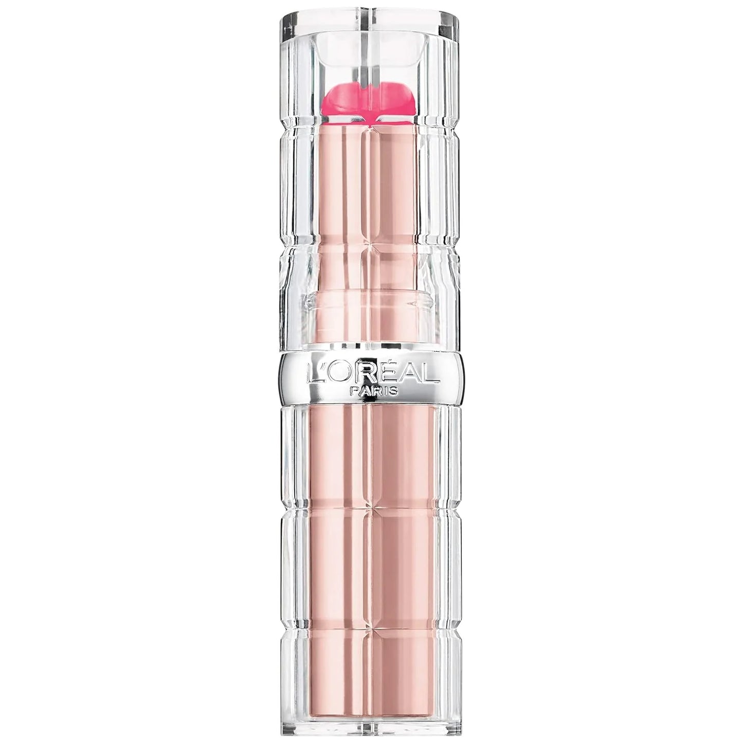 L'Oreal Paris Makeup Colour Riche Plump and Shine Lipstick, for Glossy, Radiant, Visibly Fuller Lips with an All-Day Moisturized Feel, 106 Pitaya Plump, 0.1 Oz.